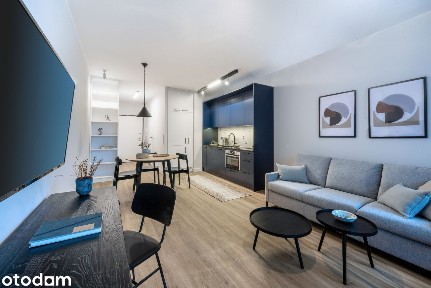 Studio, przestronna kawalerka|Metro Wilanowska|Pet Friendly|High floor