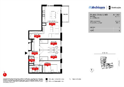 4-pokojowe mieszkanie 93m2 + balkon Bez Prowizji
