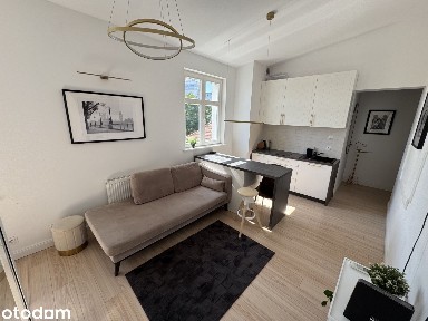 Piękny apartament z wydzieloną sypialnią w pięknej kamienicy, Centrum!