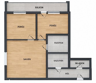 3 pokoje | ul. Tysiąclecia, Katowice | do remontu