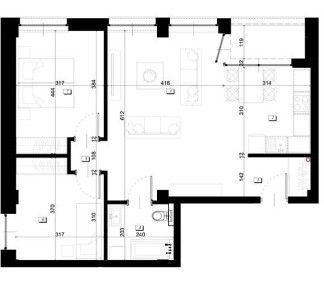 Na sprzedaż mieszkanie 73,25 m² - Horyzont
