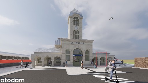 PKP Otwock w modernizacji - lokal 51,35 m2 - 3 wejścia do lokalu