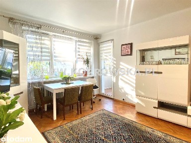 Zadbane 2 pok.45mkw oddzielna kuchnia loggia GÓRNA