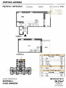 Nowy Apartament Dwupoziomowy 47