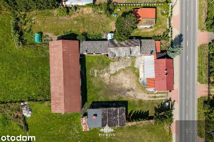 Kębliny, 3,25 ha siedliska z domem, budynkami gospodarczymi