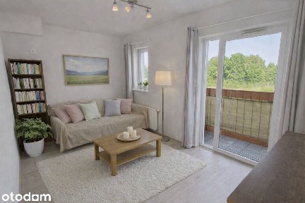 Mieszkanie 48 m², 2 pokoje, oddzielna kuchnia - Oporów, ul. Balzaka 2f