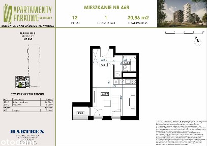 Apartamenty Parkowe | mieszkanie 1-pok. | 468