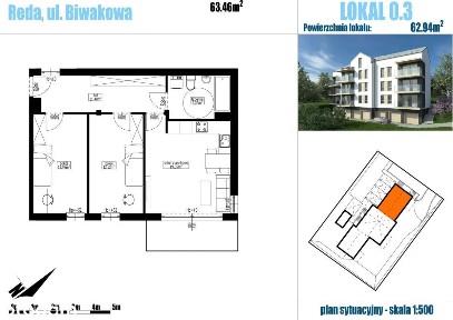 Premiera ! - 3 pokoje - 1 piętro - piękny widok