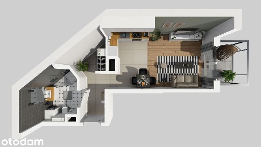 PROMOCYJNA OFERTA/ Kawalerka z garderobą i balkonem - 5 minut do METRA
