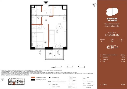 2-pokojowe mieszkanie 42m2 + balkon Bezpośrednio