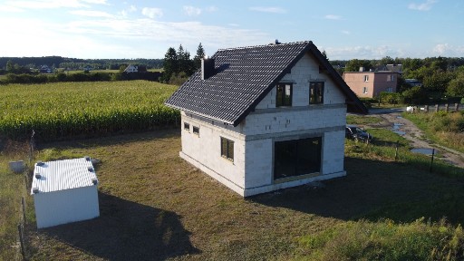 Dom w stanie surowym zamkniętym SSZ | 115 m² | działka 1050 m² | Stronno