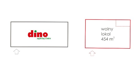 Duży, atrakcyjny lokal w nowym parku handlowym, obok Dino