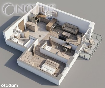 3 pokoje|Balkon|54.71 m2|Bez Prowizji