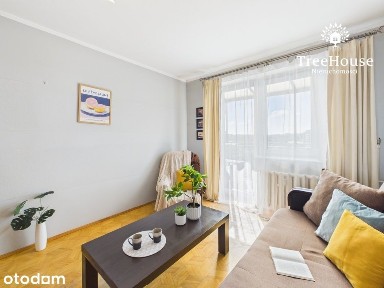 2-pokojowe mieszkanie, duży balkon