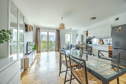 Nowoursynowska 139 | Ursynów | Duży balkon, salon z aneksem i osobna sypialnia, 50 m2 | SGGW, Vistula | wolne od zaraz