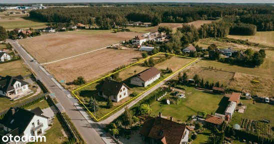 Dom i budynek usługowy 200 m2, działka 4 335 m², Osipy-Wydziory I