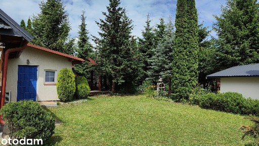 Dom z bala, pięknie siedlisko 2400m2, oczko wodne, sad, bud. gosp.