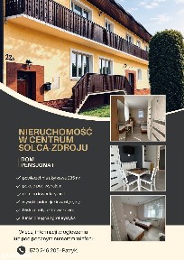 Dom z gotową częścią pensjonatową w Solcu-Zdroju| projekt rozbudowy