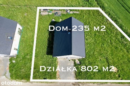 Dom wolnostojący 235 m2 z garażem, działka 800 m²