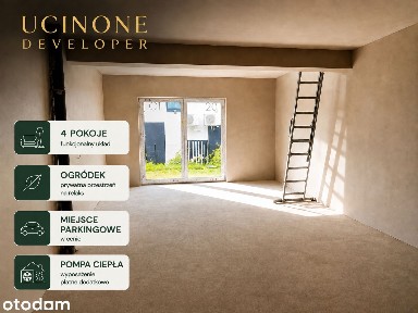 4 pokoje - Pełny stan developerski plus pompa ciepła