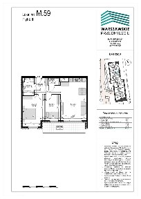 3-pokojowe mieszkanie 59m2 + balkon Bezpośrednio