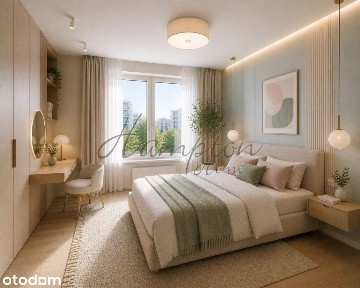 3 pokoje, 2 balkony, duży salon od zachodu, zieleń
