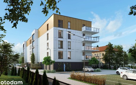2 pokoje z balkonem - 44,06 m² na I piętrze z komórką lokatorską