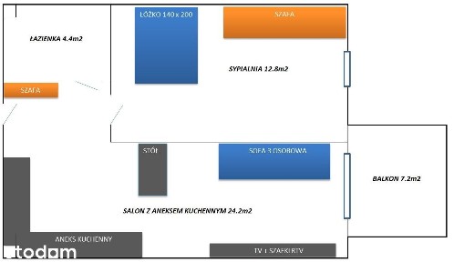 Mieszkanie 2 pokoje 42m2 Mielczarskiego El Tower