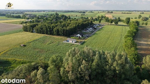 Działka z rozpoczęta budową domu