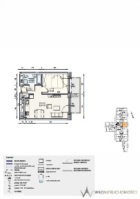 2 pokoje | 47,28 m² | 3 piętro | loggia 6,87 m² | centrum Wrocławia