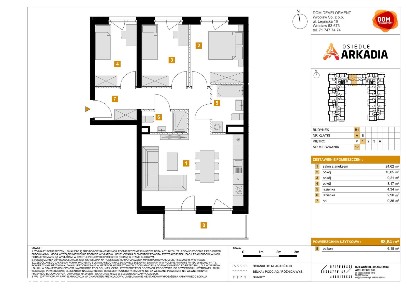 4-pokojowe mieszkanie 68m2 + balkon Bezpośrednio