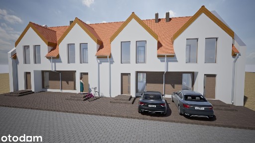 Sprzedam 4 domki w zabudowie szeregowej 77 m2 w cenie ogród 107 m2