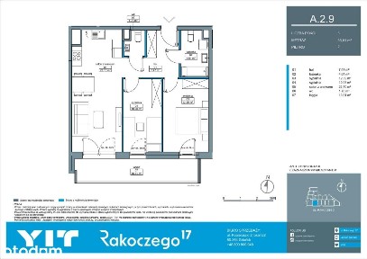 3-pokojowe mieszkanie 58m2 + loggia