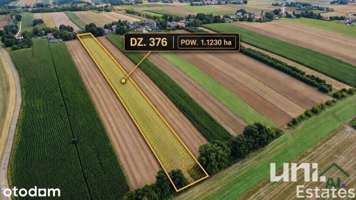 Gospodarstwo rolne 1 ha + dom | gm. Słomniki