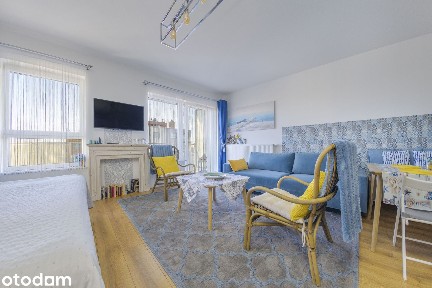 Apartament z widokiem na morze|Baltica Towers|Brzeżno|800 plaża