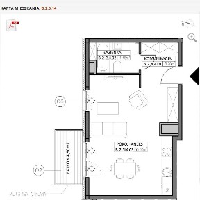 Mieszkanie 40 m², wysoki standard. Balkon, hala garażowa + komórka