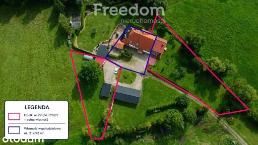 Połowa Domu z dużym ogrodem i garażem