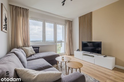 Nowoczesny 2-pokojowy apartament z widokiem i balk