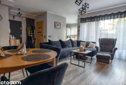Szeregowiec z tarasem i ogródkiem 73m Dąbrówka