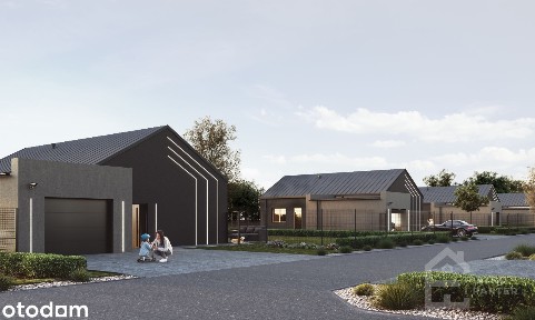 Nowy dom 129 m² | pompa ciepła, klima, kostka, monitoring, ogrodzenie