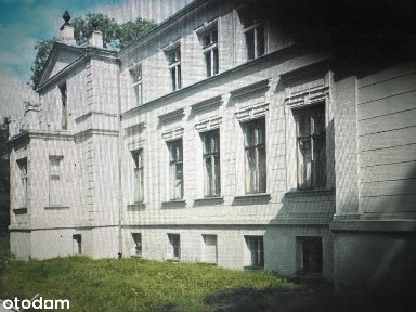 SPRZEDAM Zespół pałacowy w Pobórzu - 8 ha,2 stawy