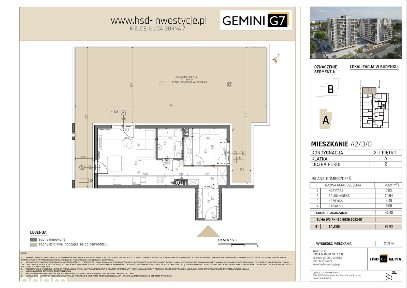 Gemini G7 | mieszkanie 2-pok. | A2-8-8