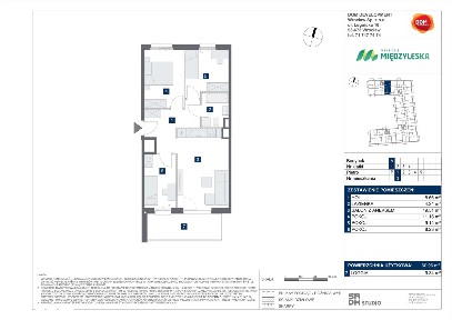 4-pokojowe mieszkanie 60m2 + loggia