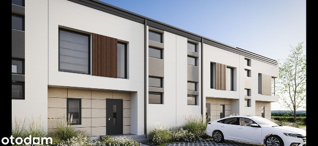 Nowoczesny dom bliźniaczy 167 m² z poddaszem użytkowym