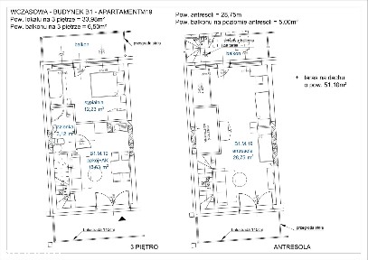 Apartament dwupoziomowy z tarasem na dachu | Rowy