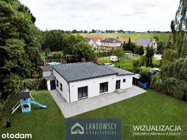 Słoneczny, parterowy dom pod kociewskim lasem