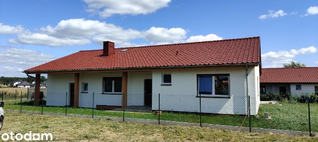 Nowy dom parterowy 180 m² | działka 1000 m² | garaż 2-stanowiskowy