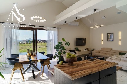 Dom parterowy Rychwałd | 87,9 m² | 4 pokoje | 12 arów