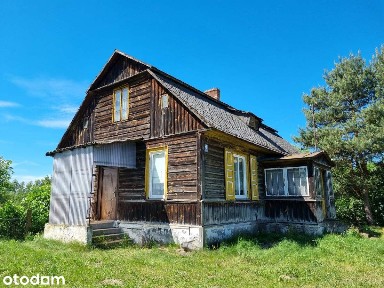 Drewniany dom z bali modrzewiowych + budynek 72 m² | 23 a | S12