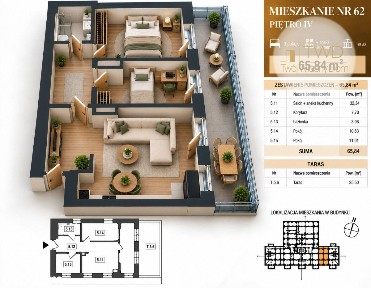 Nowy Apartament nr 62